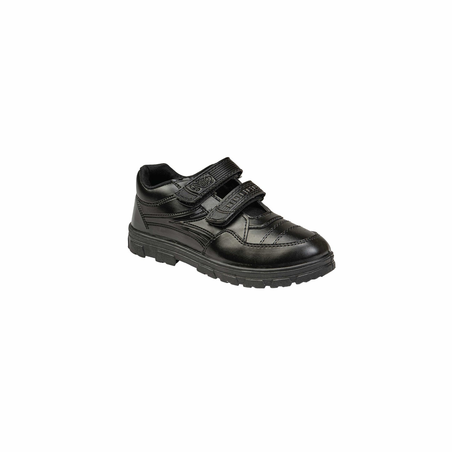 Black Velcro School Shoes
