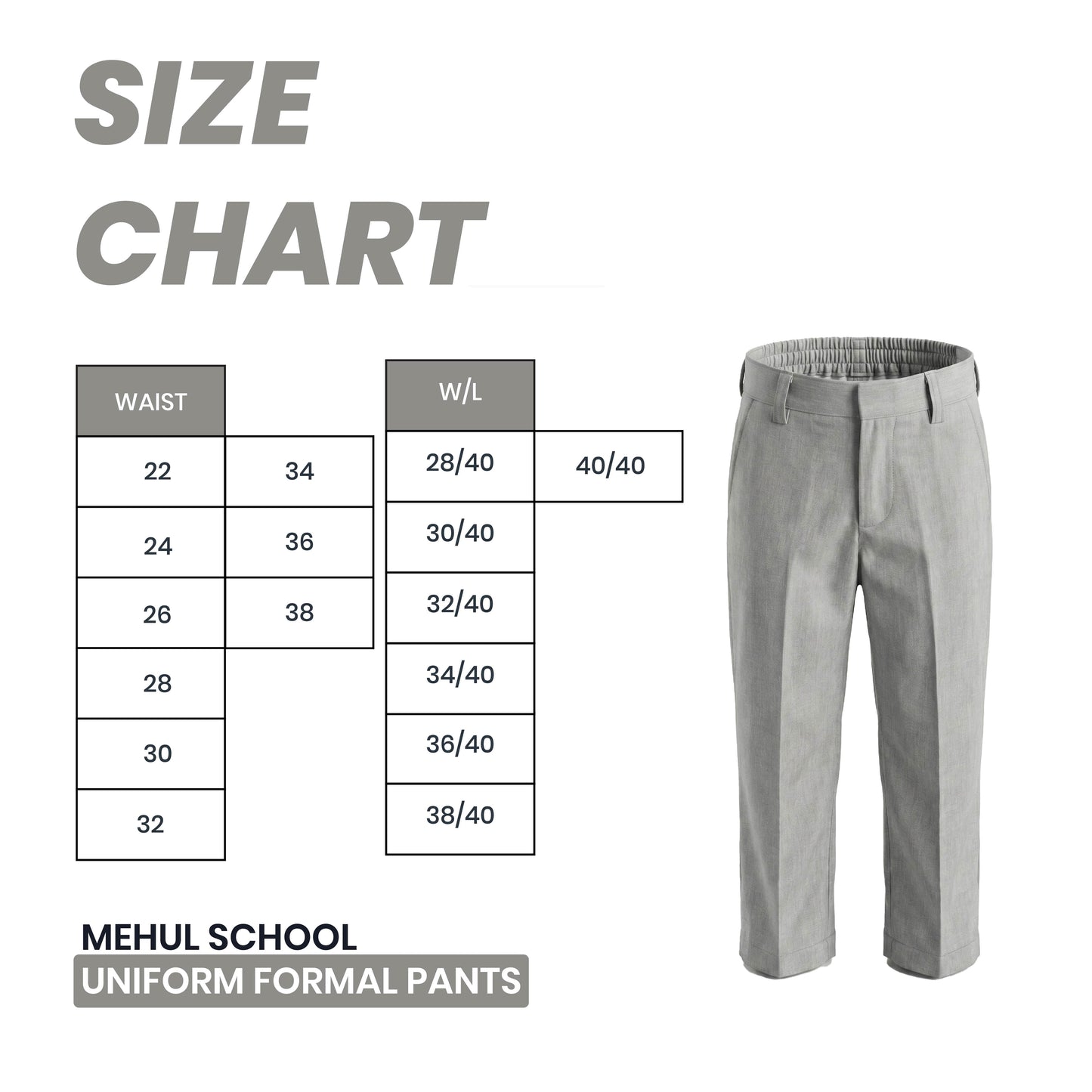 Mehul School Boys Uniform Pants