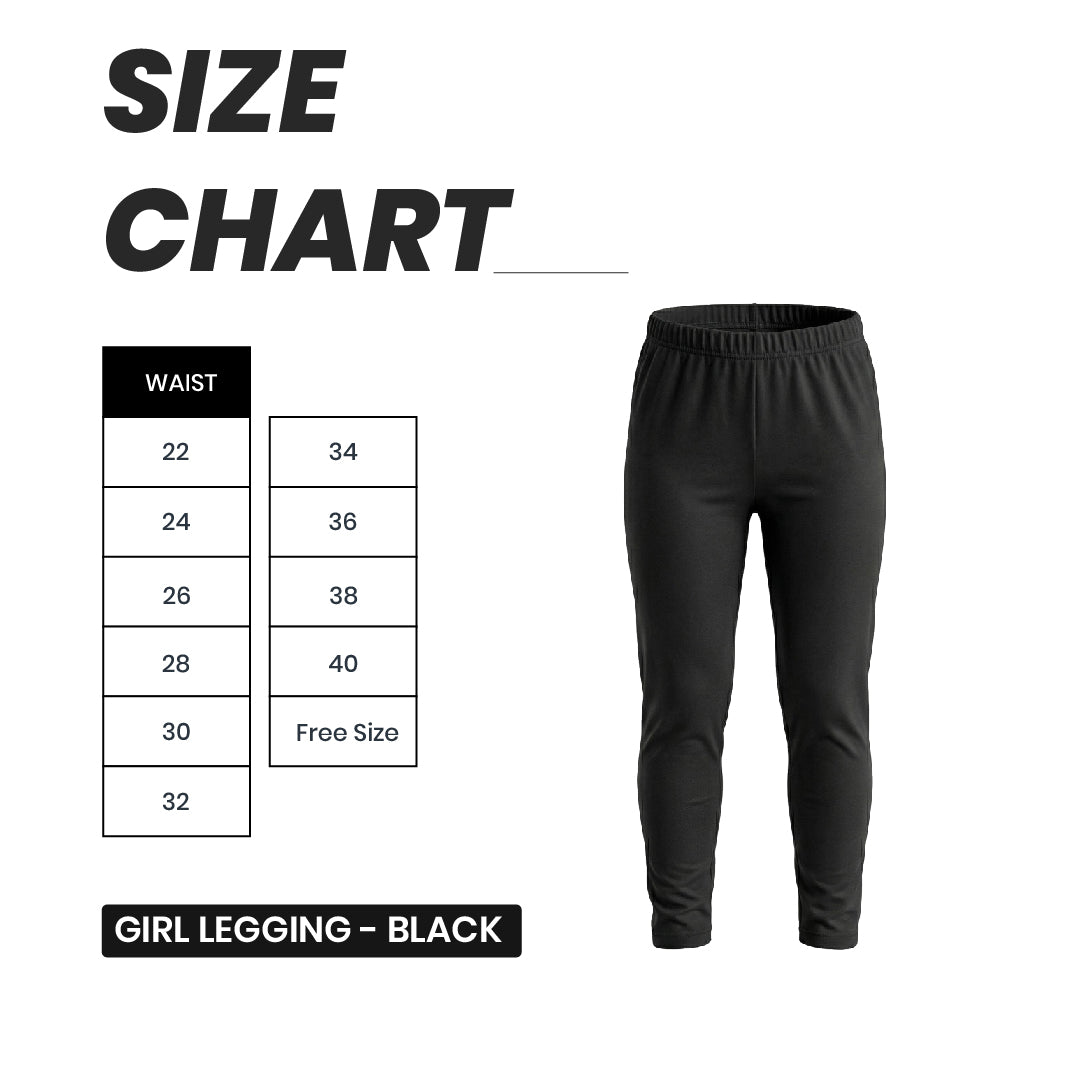 Girl Legging - Black
