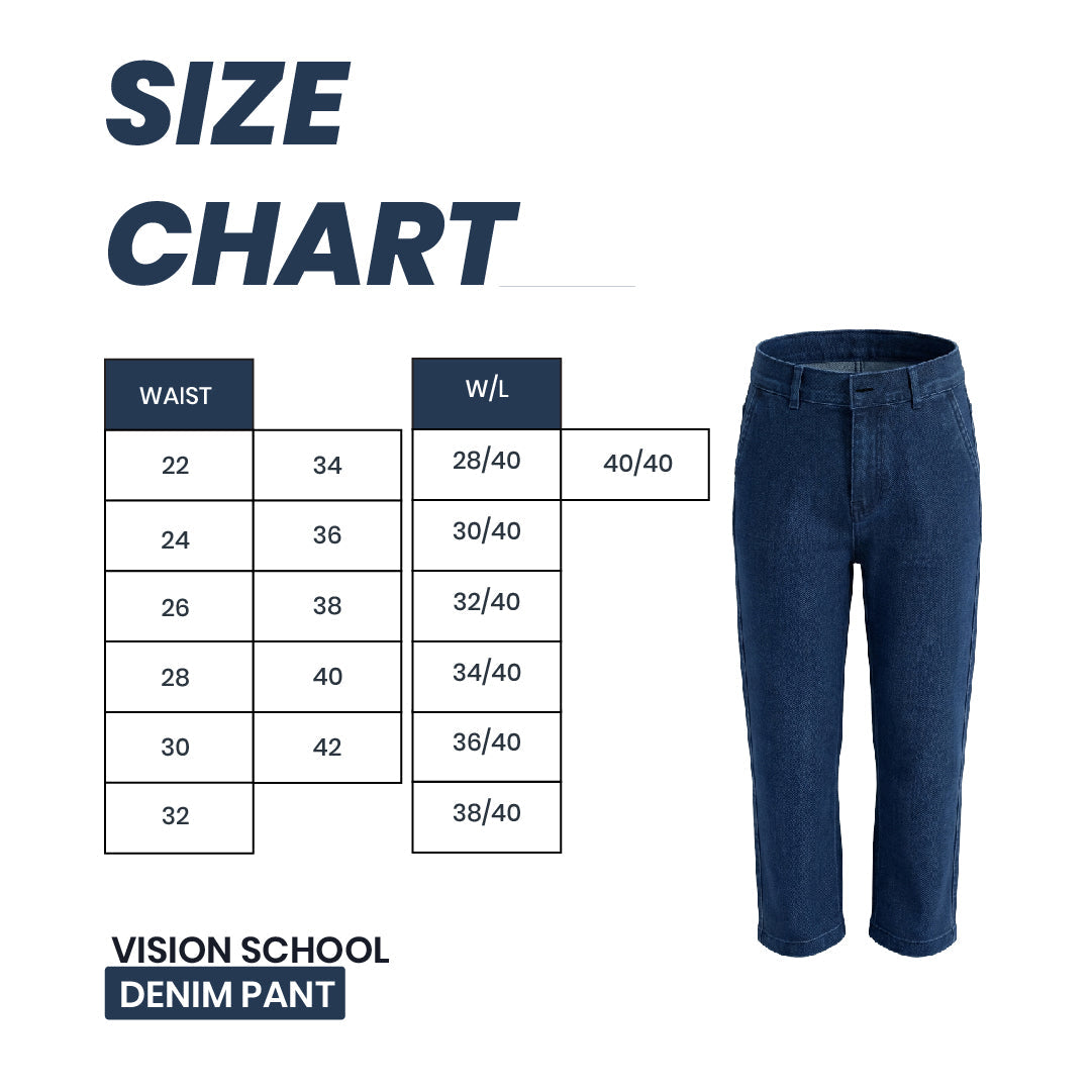 Vision School Denim Pants