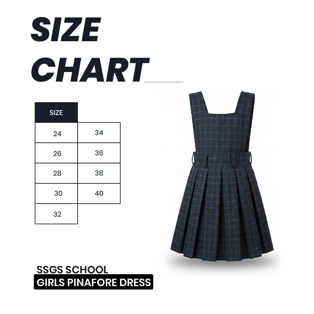 SSGS School Girls Pinafore Dress