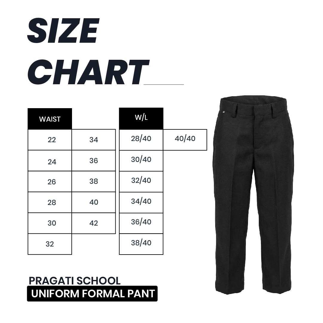 Pragati School Formal Uniform Trousers