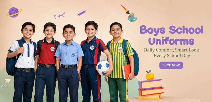 Boys School Uniforms for Daily Comfort & Smart Appearance