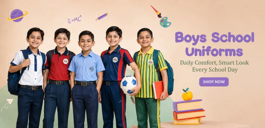 Boys School Uniforms for Daily Comfort & Smart Appearance
