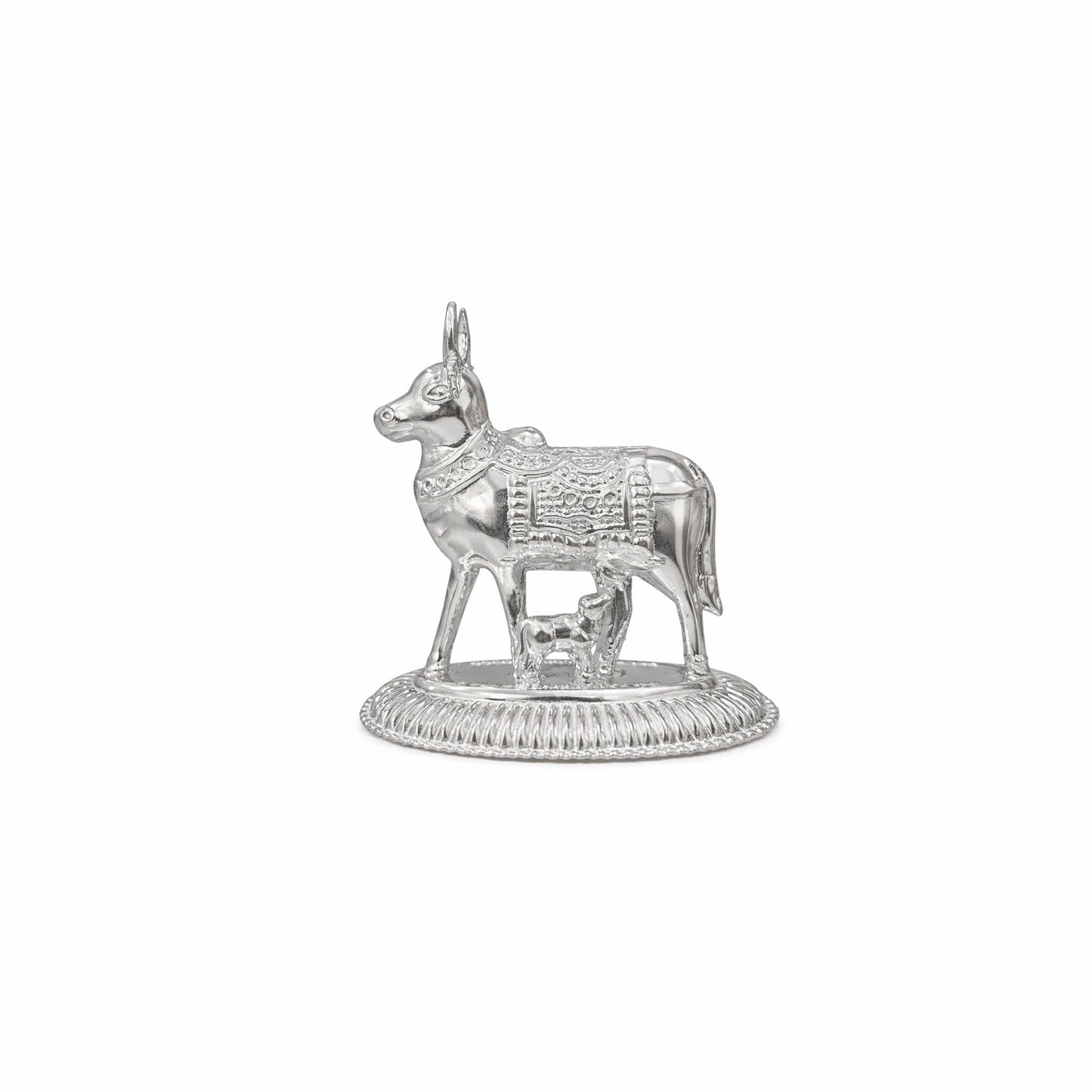 Shivora Divine silver kamdhenu cow