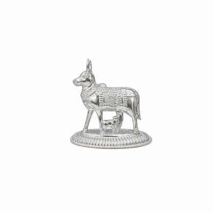 Shivora Divine silver kamdhenu cow