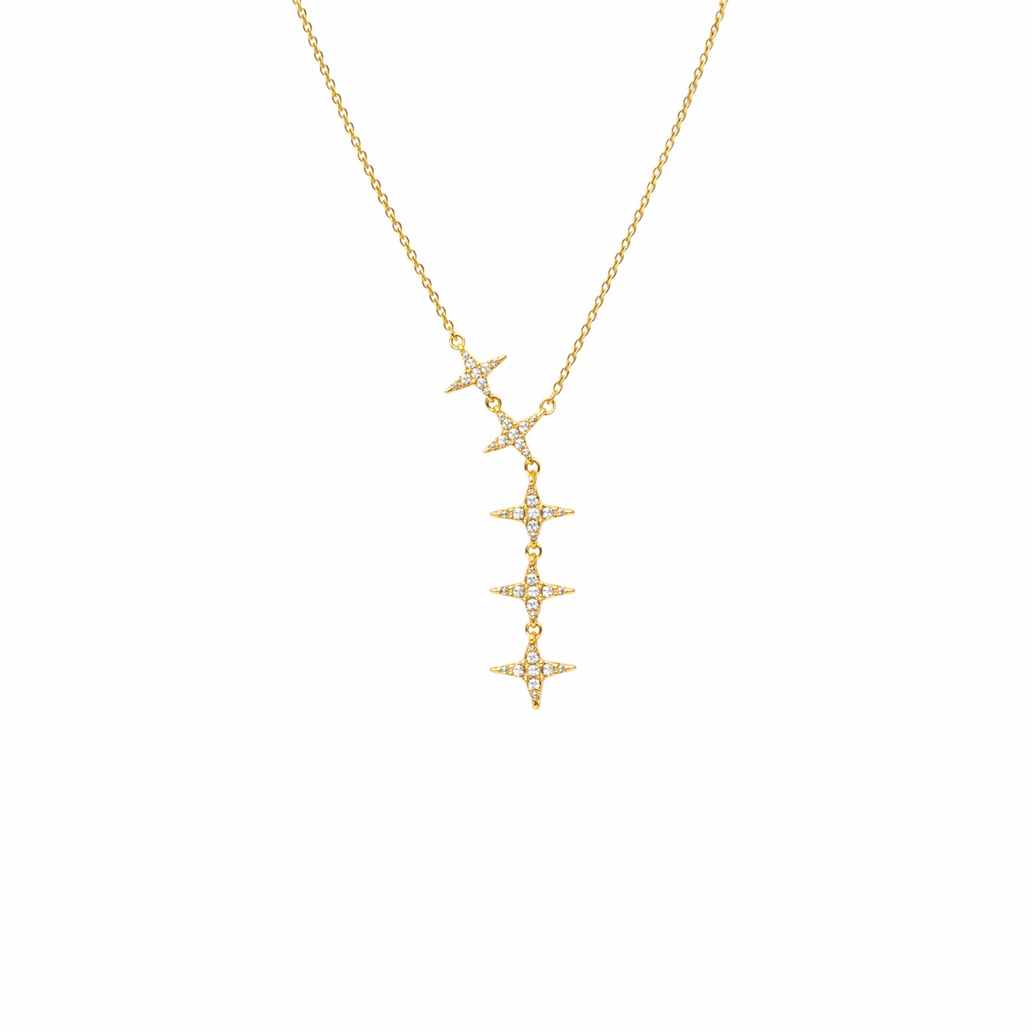 Shivora Star Cascade Necklace
