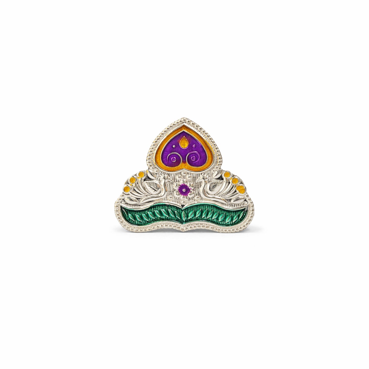 Shivora Shubh Mor Design Mukut for God Idol