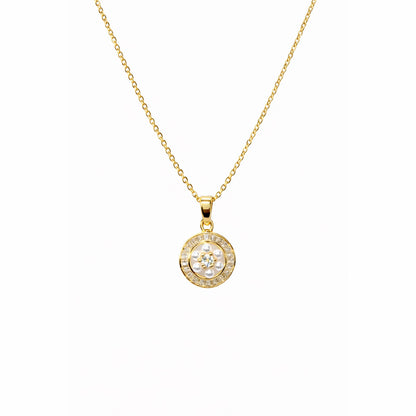 Shivora Pearl Blossom Circle Necklace