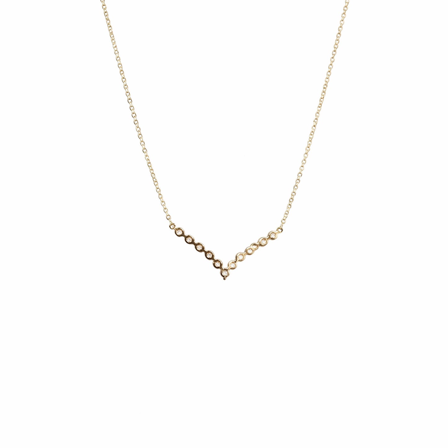 Shivora Aurora V-Line Diamond Necklace