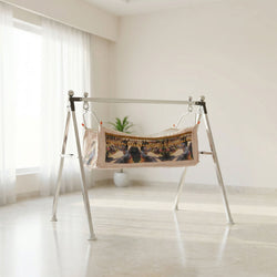 Bubzee Steel Baby Jhula Stand (Standard Frame)