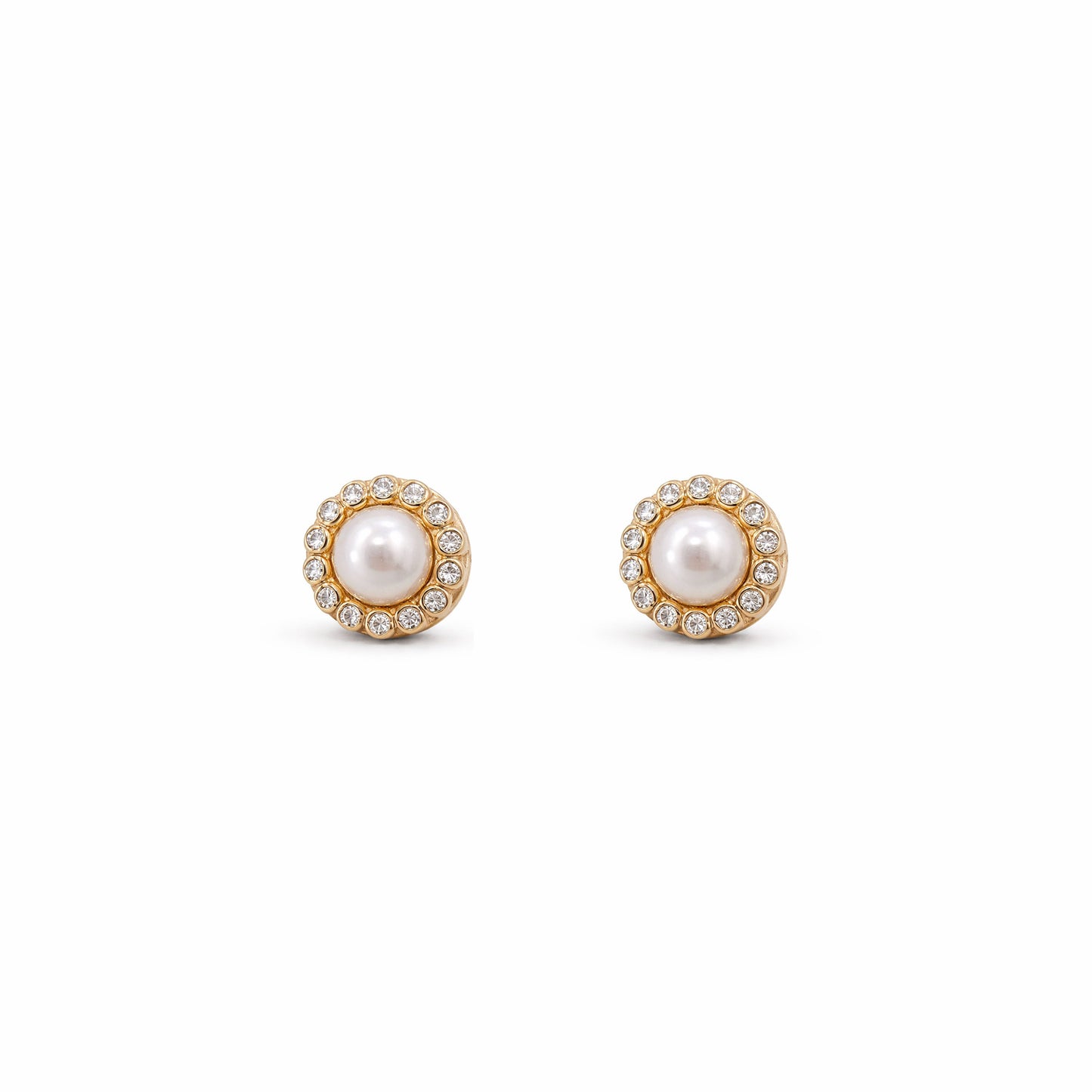 Shivora Pearl Crystal Cluster Studs