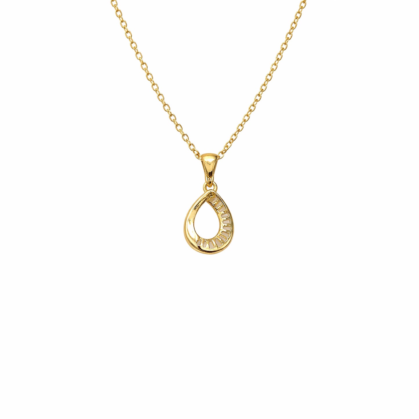 Shivora Teardrop Spark Pendant Necklace
