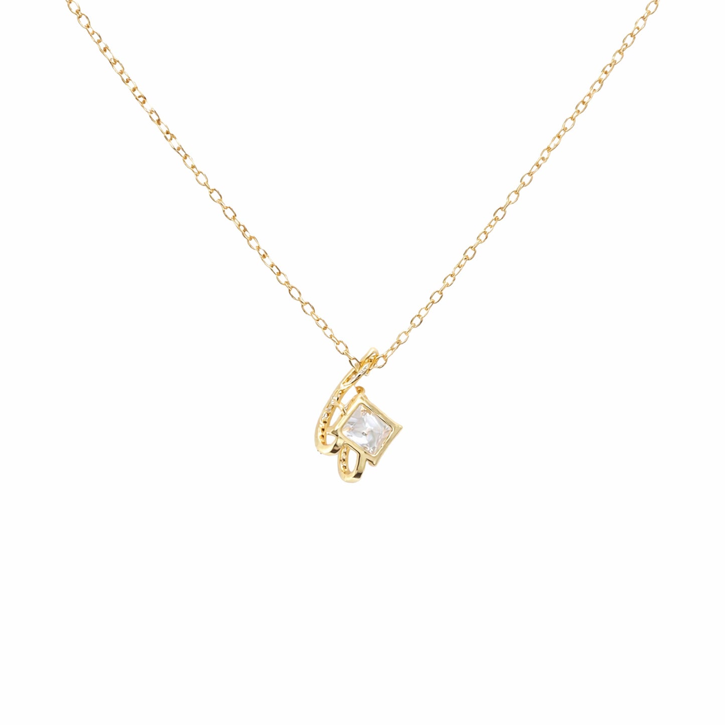 Shivora Aurielle Crystal Pendant Necklace