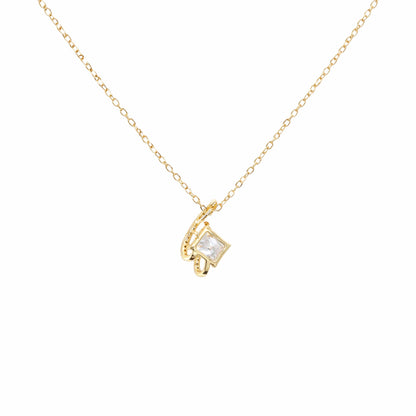 Shivora Aurielle Crystal Pendant Necklace
