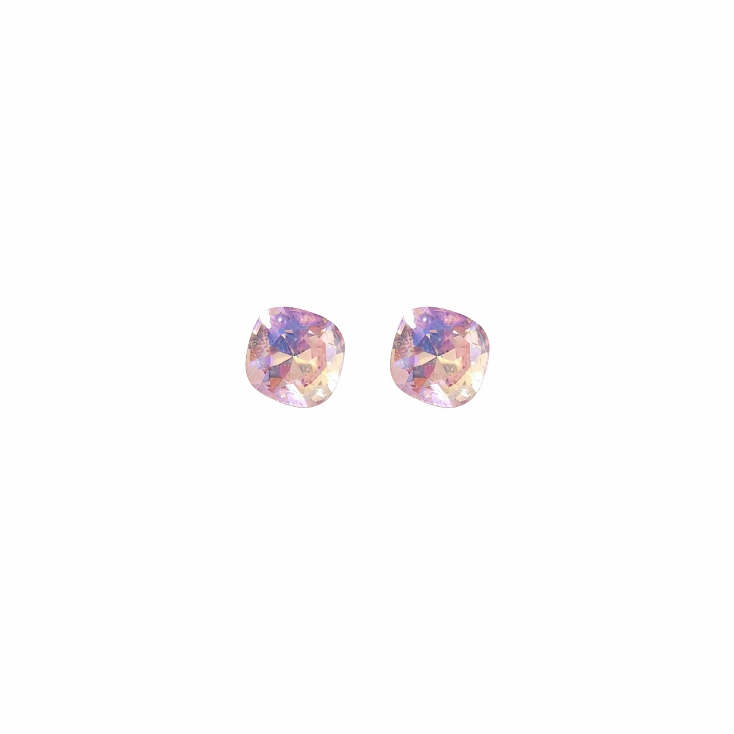 Shivora Pink Crystal  Stud Earrings