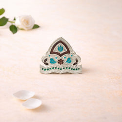Shivora Divine Lotus Mukut for God Idol