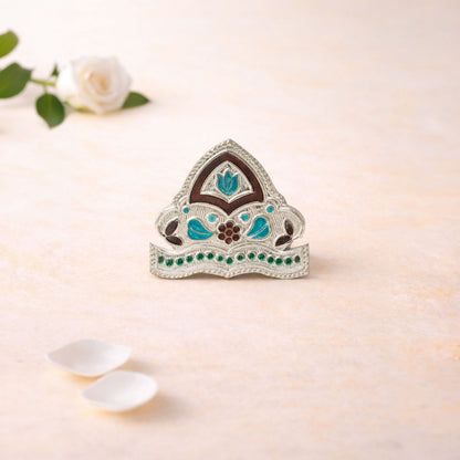 Shivora Divine Lotus Mukut for God Idol