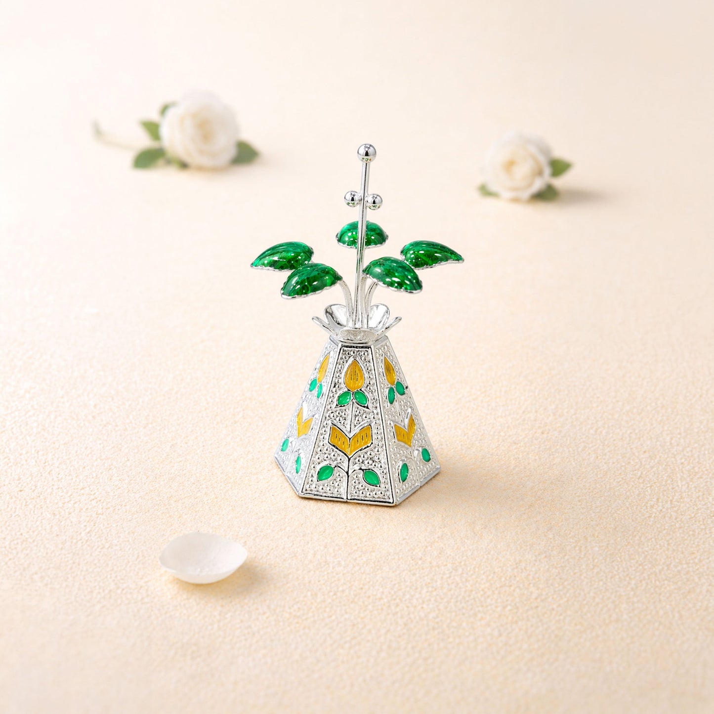 Shivora Silver Star-Shaped Tulsi Plant