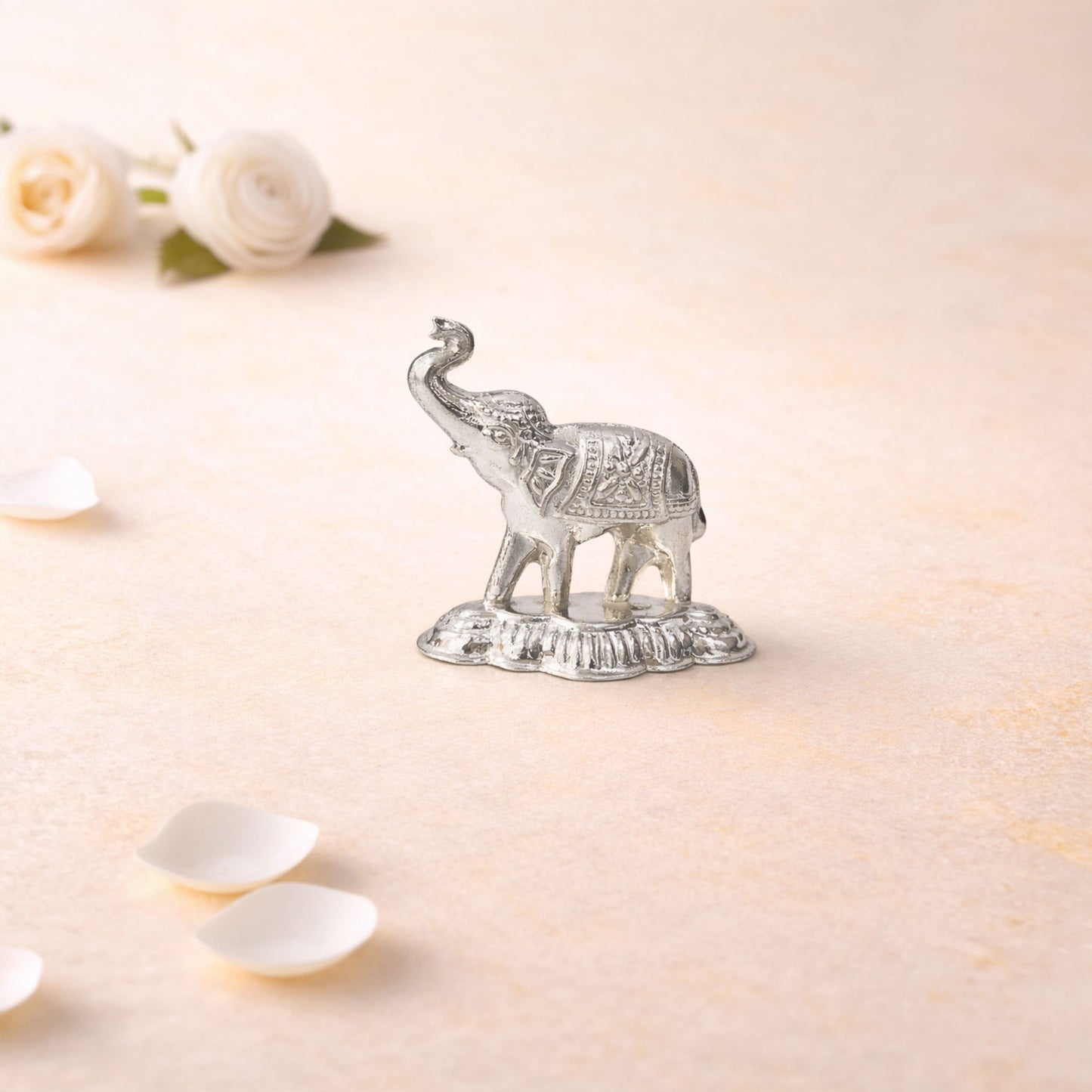 Shivora Silver Elephant Idol
