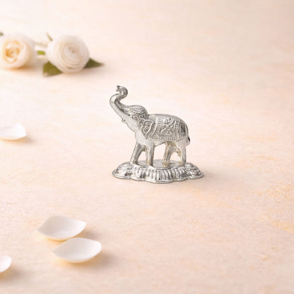 Shivora Silver Elephant Idol
