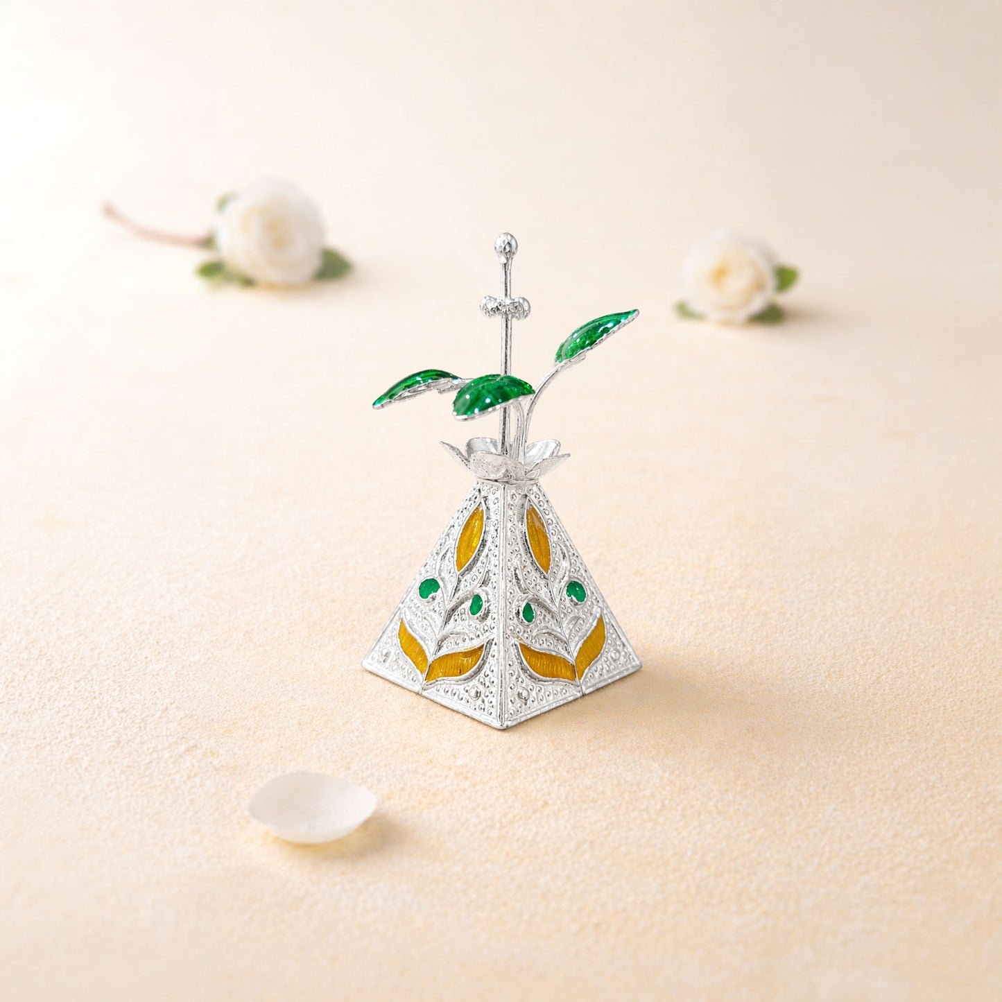 Shivora Silver Triangular Tulsi Plant