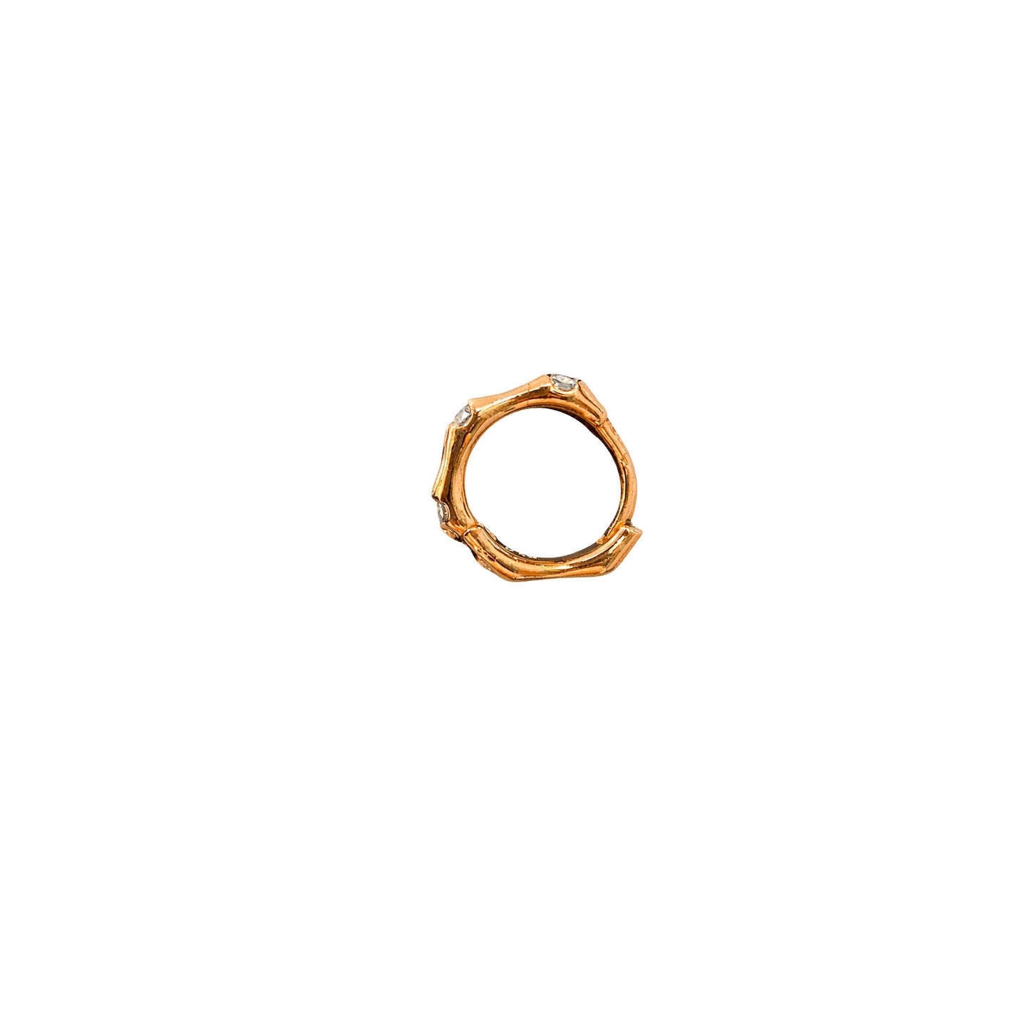Shivora Minimal Crystal Huggie Hoops