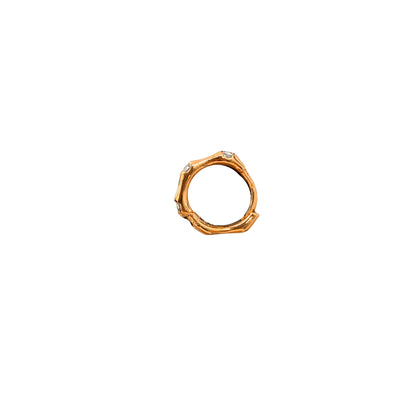 Shivora Minimal Crystal Huggie Hoops