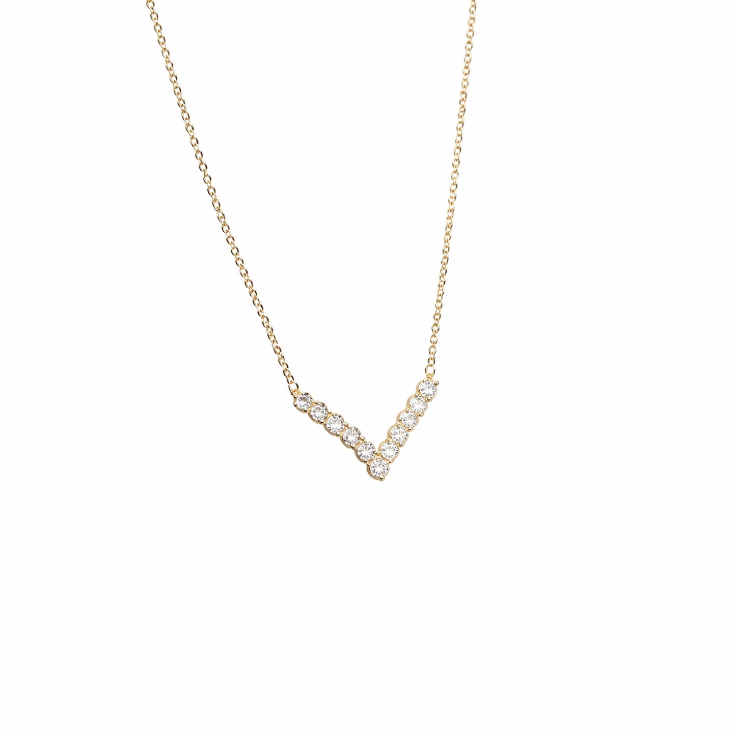 Shivora Aurora V-Line Diamond Necklace