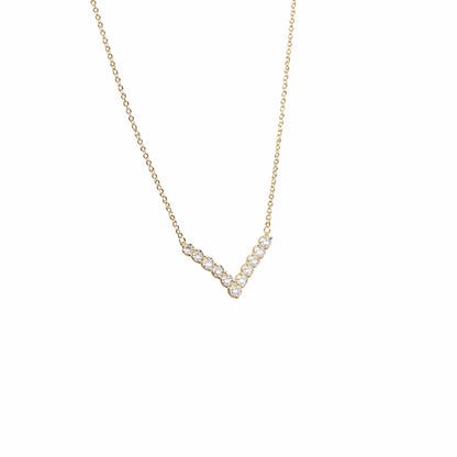 Shivora Aurora V-Line Diamond Necklace