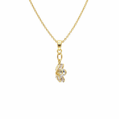 Shivora Blossom Crystal Flower Necklace