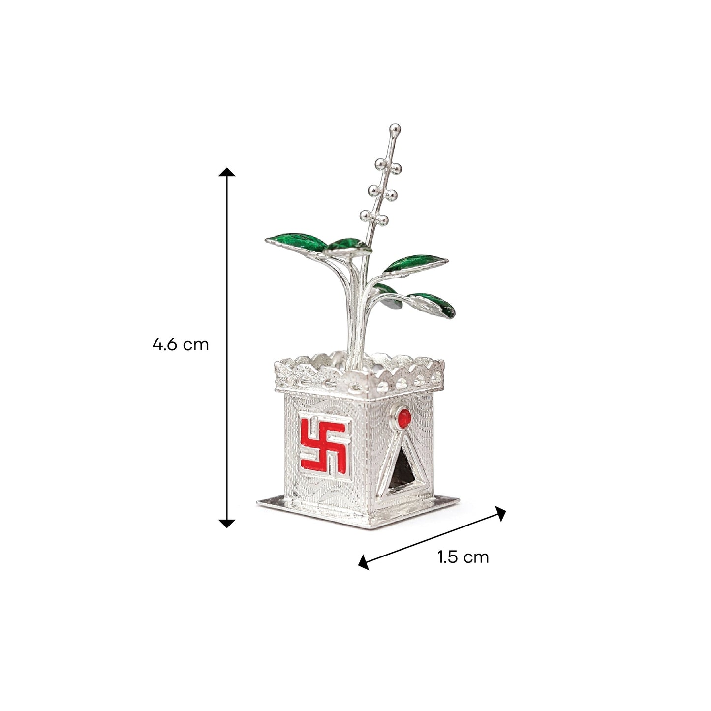 Shivora Decorative Tulsi Plant (Small)