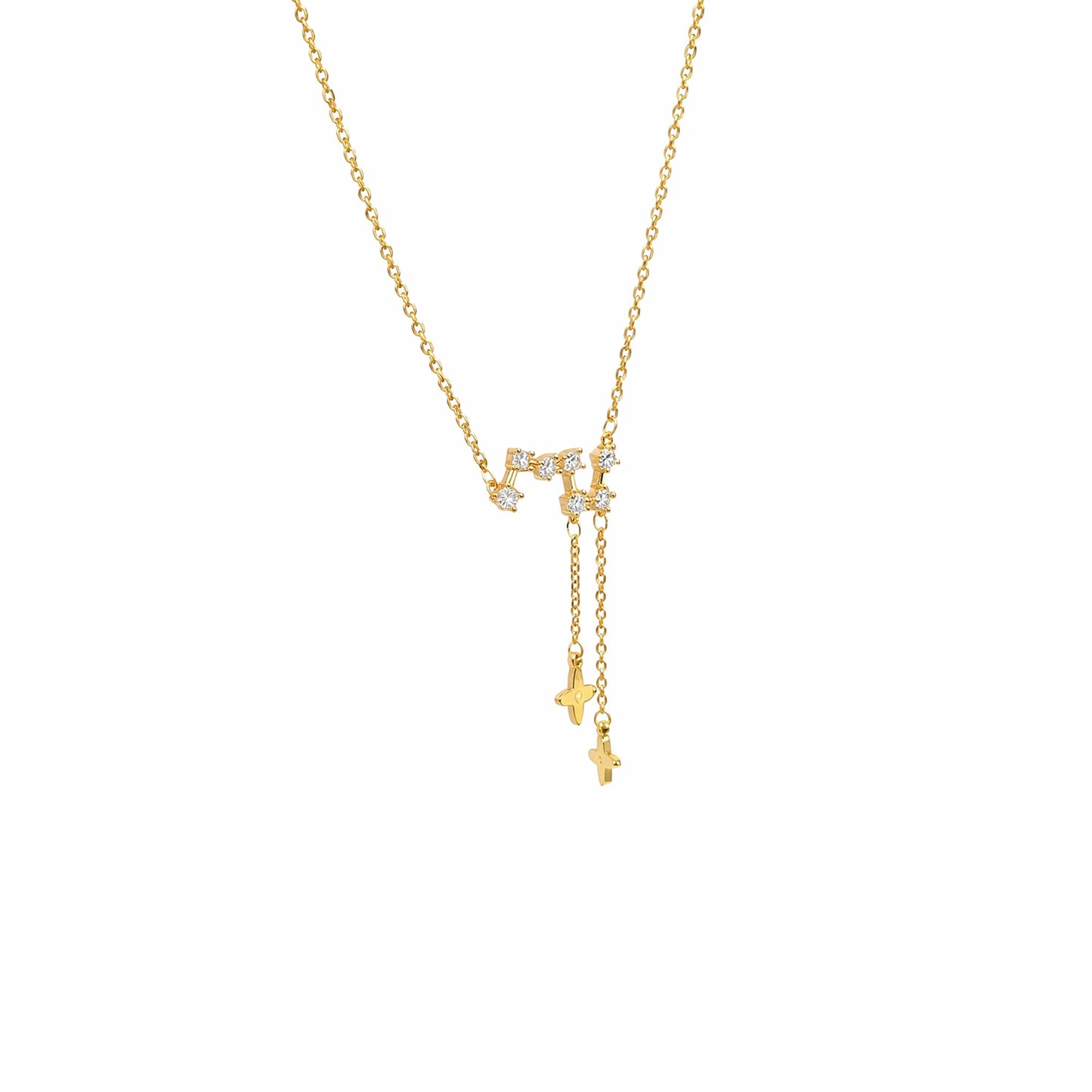 Shivora Celeste Star Drop Necklace