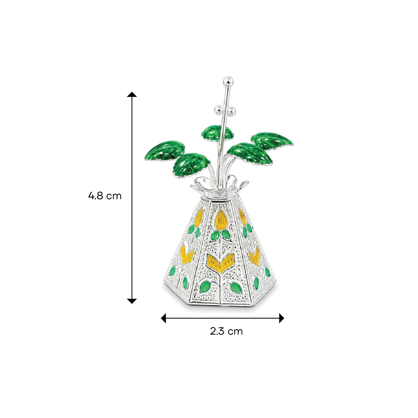Shivora Silver Star-Shaped Tulsi Plant