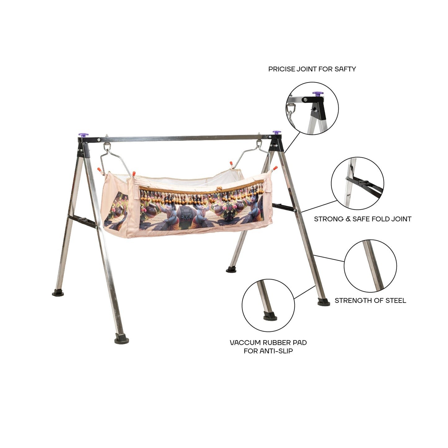 Bubzee ProLift A-Frame Support Stand (Flat Bar Steel)