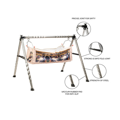 Bubzee Portable Adjustable Sawhorse Stand (Heavy Duty Steel)