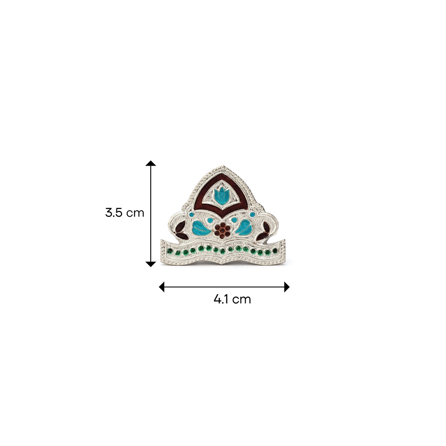 Shivora Divine Lotus Mukut for God Idol