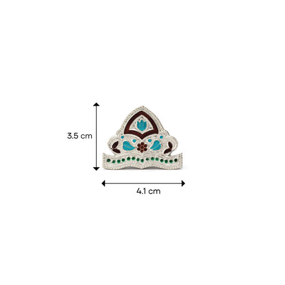 Shivora Divine Lotus Mukut for God Idol