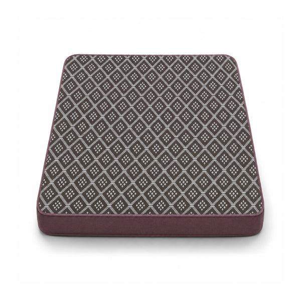 100% Waterproof Quilted Fitted Mattress Cover - Brown Pattern