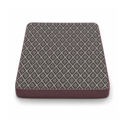 100% Waterproof Quilted Fitted Mattress Cover - Brown Pattern
