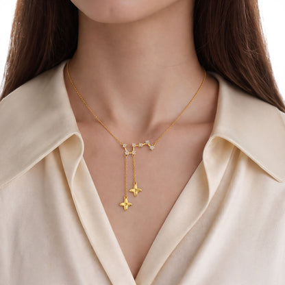 Shivora Celeste Star Drop Necklace