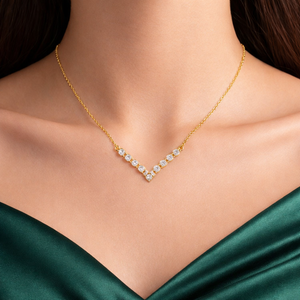 Shivora Aurora V-Line Diamond Necklace