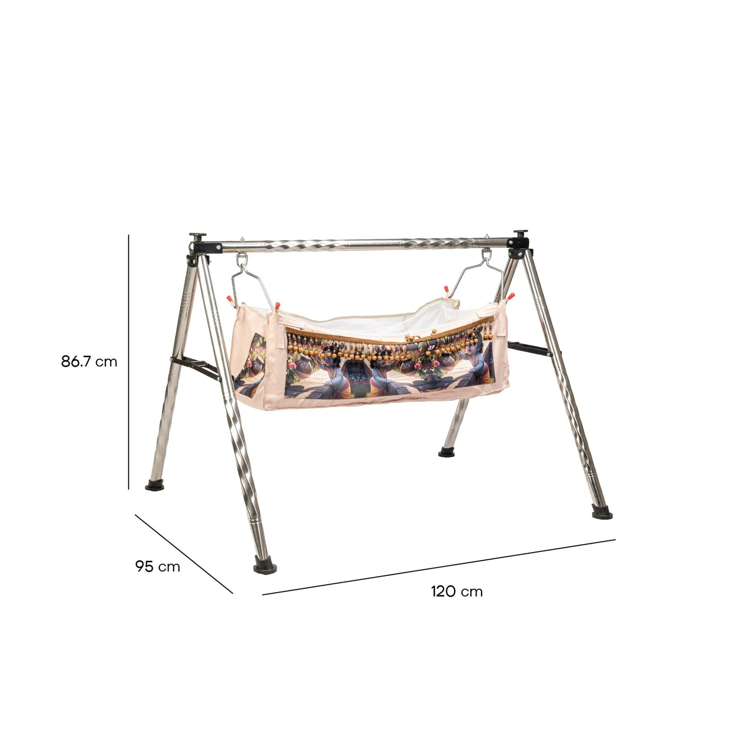 Bubzee Portable Adjustable Sawhorse Stand (Heavy Duty Steel)