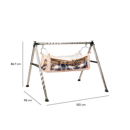 Bubzee Portable Adjustable Sawhorse Stand (Heavy Duty Steel)