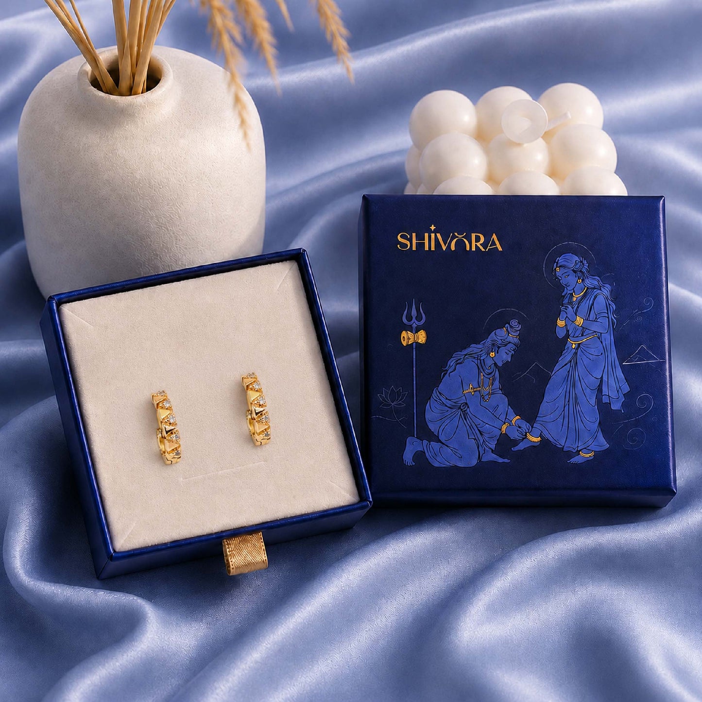 Shivora Stylish Gold Mini Hoop Earrings