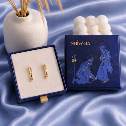 Shivora Lunex Crystal Huggie Hoops