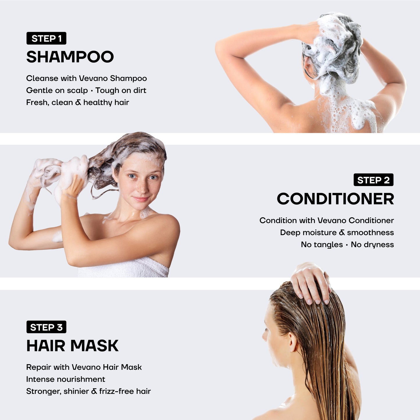 VEVANO COMPLETE HAIR REPAIR COMBO