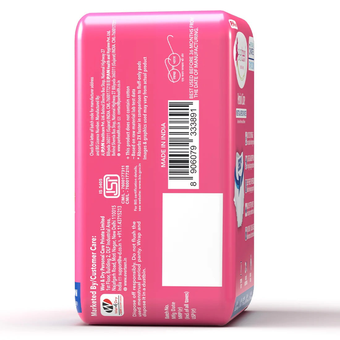 Everteen Disposable Period Panties, Enriched with Neem and Safflower