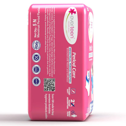 Everteen Disposable Period Panties, Enriched with Neem and Safflower