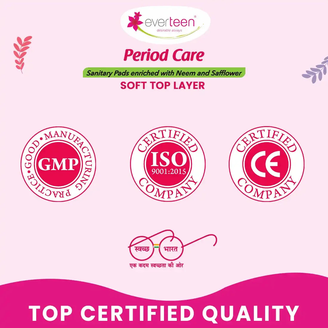 Period Care Soft XL with Neem-Safflower Sanitary Pads - 40 Pads, 320mm